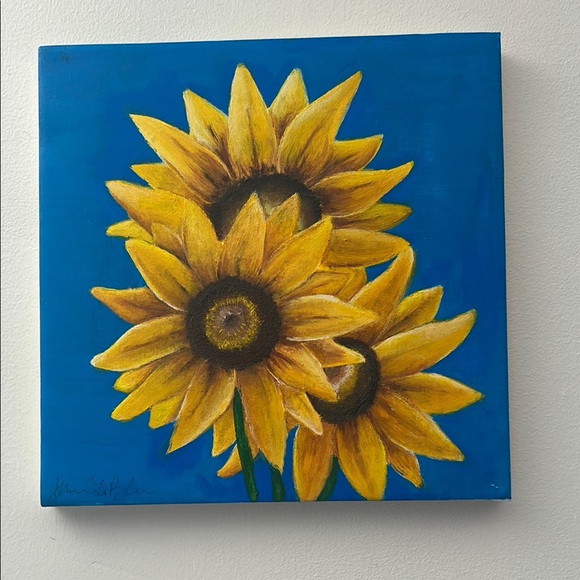 12x12 “Sunflowers” Original Acrylic Painting